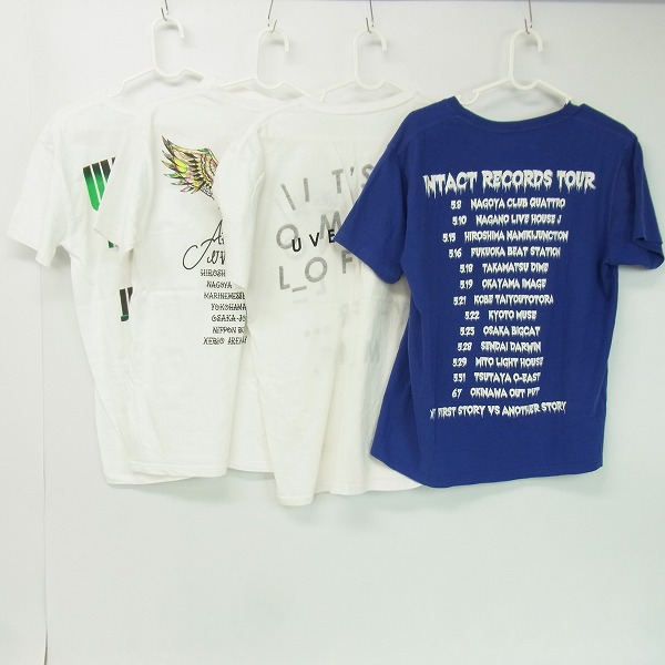 実際に弊社で買取させて頂いたUVERworld/ウーバーワールド MY FIRST STORY/マイファーストストーリー バンドTシャツ 4点セットの画像 1枚目