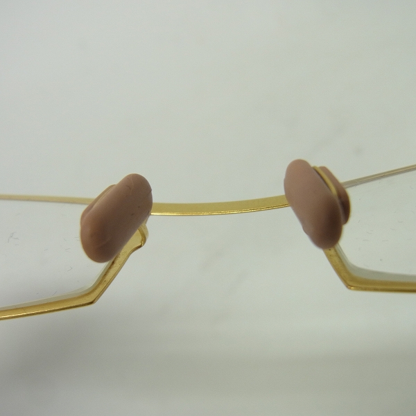 実際に弊社で買取させて頂いたMYKITA/マイキータ 度入り メガネフレーム AMI マットゴールド　の画像 2枚目