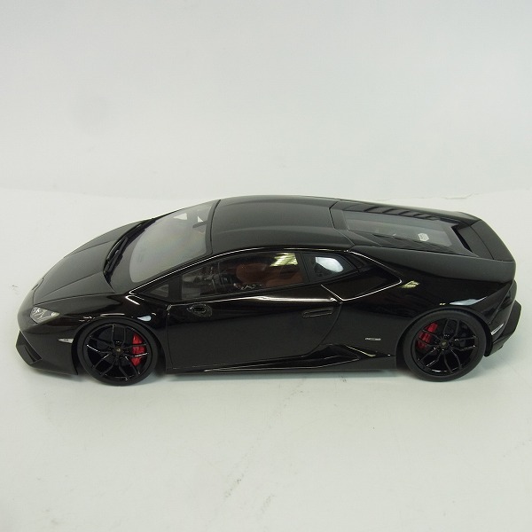 実際に弊社で買取させて頂いた【難有】KYOSHO/京商 Lamborghini Huracan ランボルギーニ ウラカン 1/18 ミニカー 黒の画像 1枚目