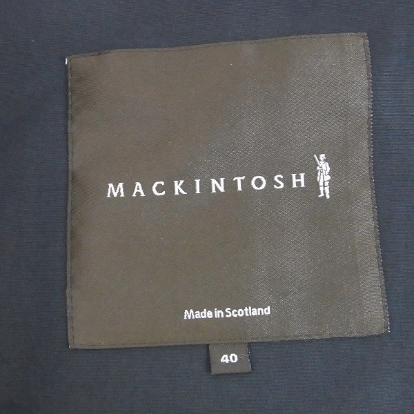 実際に弊社で買取させて頂いたMACKINTOSH/マッキントッシュ DUNOON/ダヌーン ステンカラーコート/40の画像 2枚目