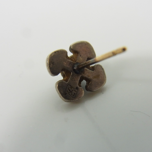 実際に弊社で買取させて頂いたSTANLEYGUESS/スタンリーゲス スカル/クロス モチーフ ピアスの画像 4枚目