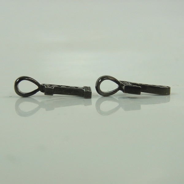 実際に弊社で買取させて頂いたEYEFUNNY/アイファニー K18/750 ナンバー NO.1/NO.7 チャーム ブラックダイヤ ロジウム加工 HNBD001B/HNBD007B 2点セットの画像 3枚目
