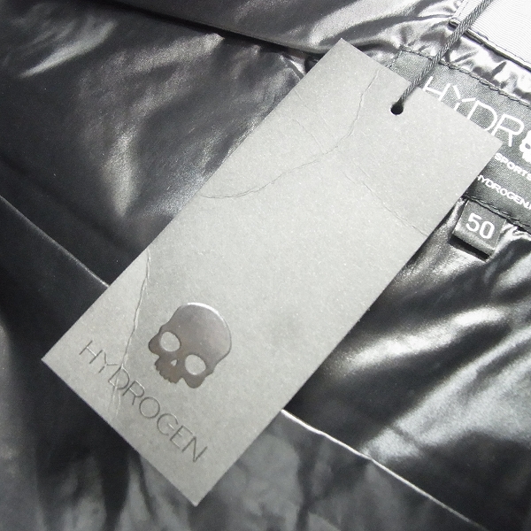 実際に弊社で買取させて頂いた【未使用】HYDROGEN×DUVETICA/ハイドロゲン×デュベティカ   ブラックカモ ダウンベスト 21D002/50の画像 5枚目