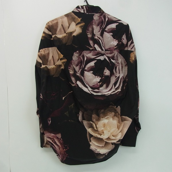 実際に弊社で買取させて頂いたLAD MUSICIAN/ラッドミュージシャン BROAD INKJET BIG ROSE/ローズプリント ビッグ シャツ 2117-102/44の画像 1枚目