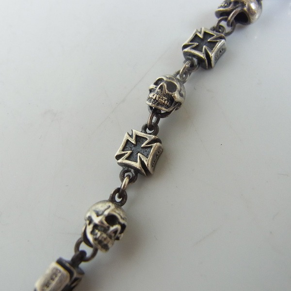 実際に弊社で買取させて頂いたDEAL DESIGN/ディールデザイン スカルズ＆クロスチェーンネックレスの画像 2枚目