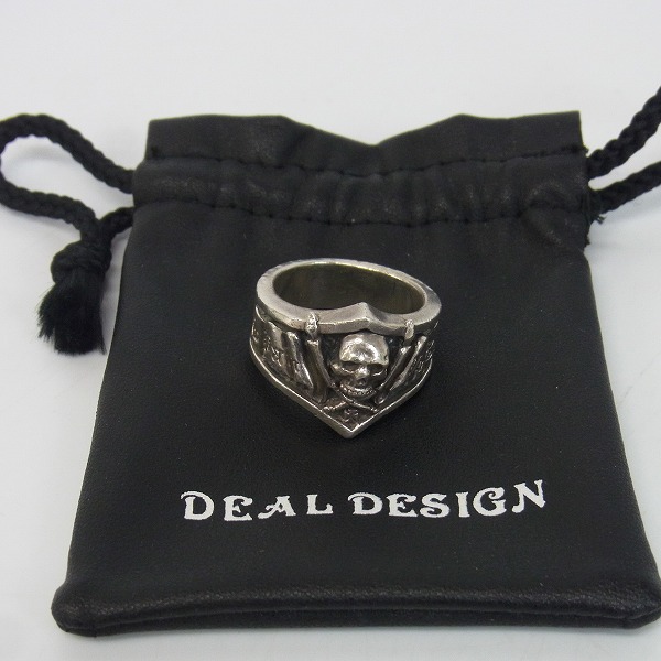 実際に弊社で買取させて頂いたDEAL DESIGN/ディールデザイン スカルリング 17.5号の画像 8枚目