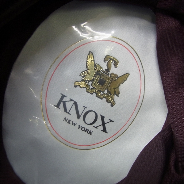 実際に弊社で買取させて頂いたCA4LA/カシラ KNOX/ノックス ラビットファー 100% 中折れハット の画像 5枚目