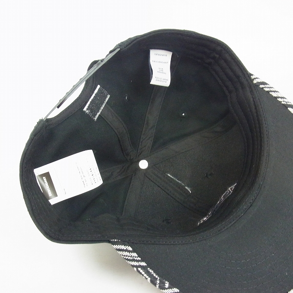 実際に弊社で買取させて頂いたDESCENDANT/ディセンダント OTTO バックブランドロゴ刺繍 キャップ スナップバック の画像 4枚目