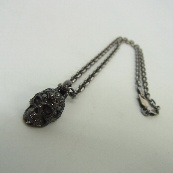 実際に弊社で買取させて頂いたDEAL DESIGN/ディールデザイン スカル ブラック ネックレス