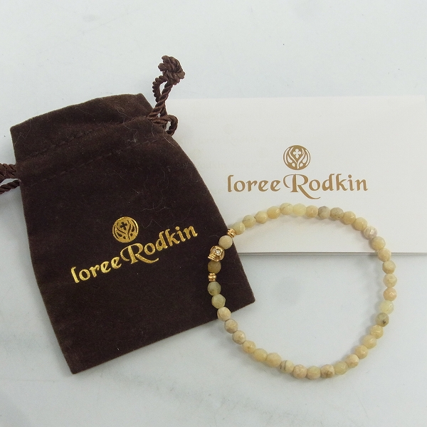 実際に弊社で買取させて頂いた【ギャラ付き】LoreeRodkin/ローリーロドキン 18K タイニースカルビーズブレスレット B14S1-004AOの画像 6枚目