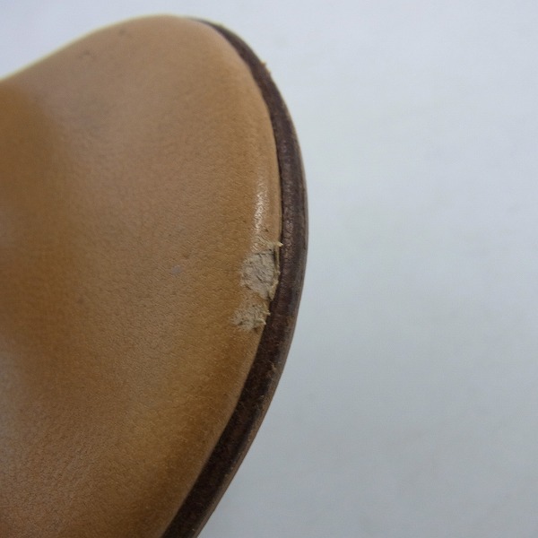 実際に弊社で買取させて頂いたJIMMY CHOO/ジミーチュウ レースアップオープントゥパンプス/37.5の画像 6枚目