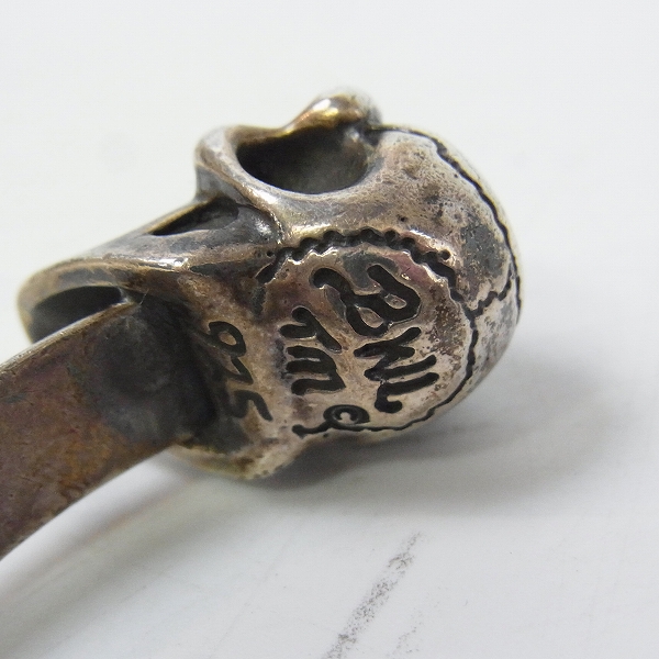 BWL ビルウォールレザー グッドラックスカル トライアングル バングル