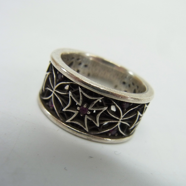 実際に弊社で買取させて頂いたDEAL DESIGN/ディールデザイン クロスウェブリング/指輪/シルバー/17号