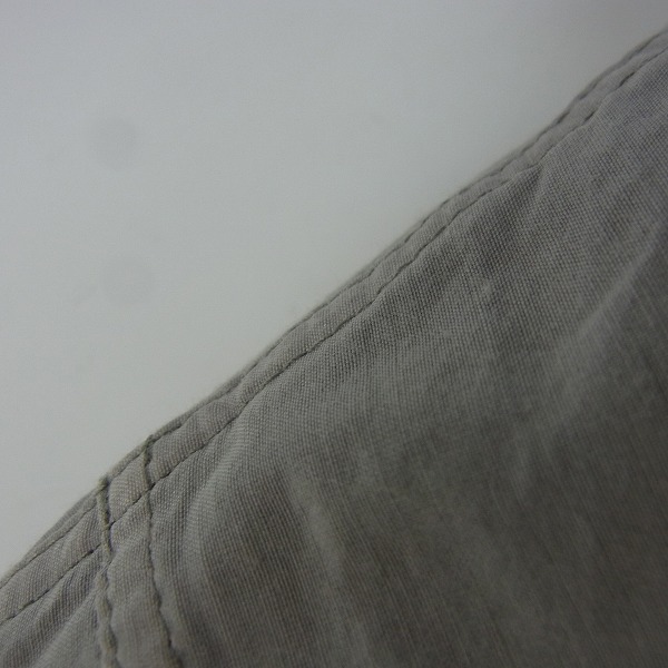 実際に弊社で買取させて頂いたFACTOTUM/ファクトタム 製品染め コットンシルク 7分袖シャツ 01060618/44の画像 5枚目