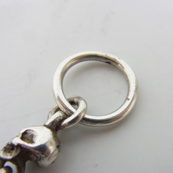 実際に弊社で買取させて頂いたCRAZY PIG/クレイジーピッグ スカルリンク ブレスレット/11リンクの画像 1枚目