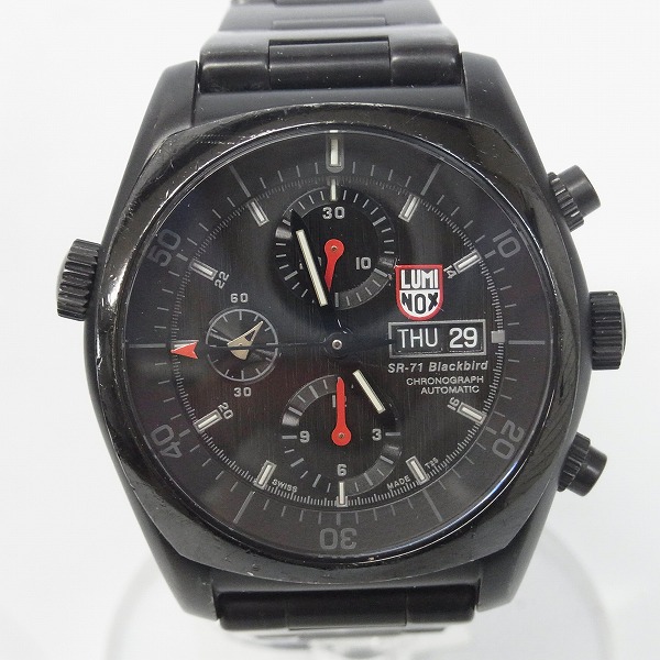 実際に弊社で買取させて頂いたLUMINOX/ルミノックス 世界500本限定 ブラックバード 限定モデル SR-71