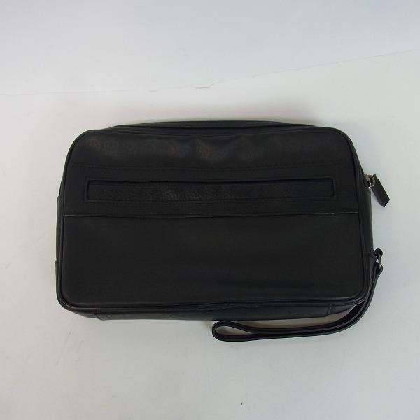 dunhill/ダンヒル ウィンザー セカンドバッグ ブラック PVC