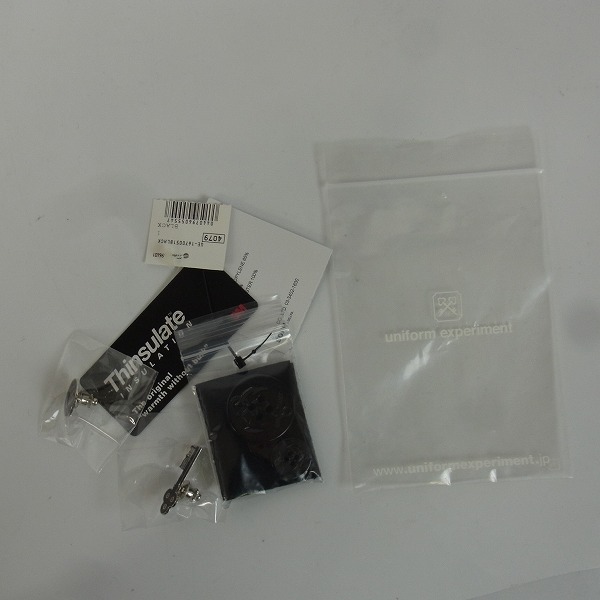 実際に弊社で買取させて頂いたuniform experiment/ユニフォームエクスペリメント 16AW メルトンPコート UE-167005/1の画像 7枚目