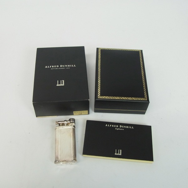 実際に弊社で買取させて頂いたdunhill/ダンヒル UNIQUE/ユニーク イングランド  シルバーガスライター/UL1301の画像 4枚目