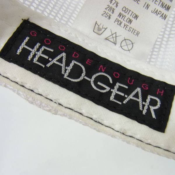 実際に弊社で買取させて頂いたGOODENOUGH/グッドイナフ g/グラム メッシュキャップの画像 4枚目