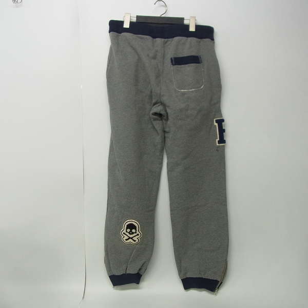 実際に弊社で買取させて頂いたHYDROGEN/ハイドロゲン 裾ジップ スウェットパンツ XLの画像 1枚目