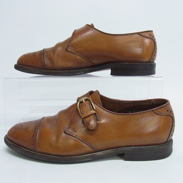 実際に弊社で買取させて頂いたAllen Edmonds/アレンエドモンズ モンクストラップシューズ 7.5EEの画像 3枚目