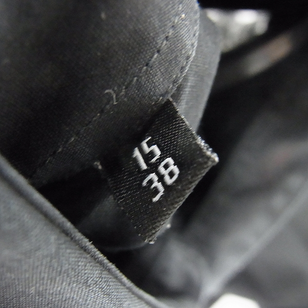 実際に弊社で買取させて頂いたGIVENCHY/ジバンシー チェック 切替 長袖シャツ 38の画像 5枚目