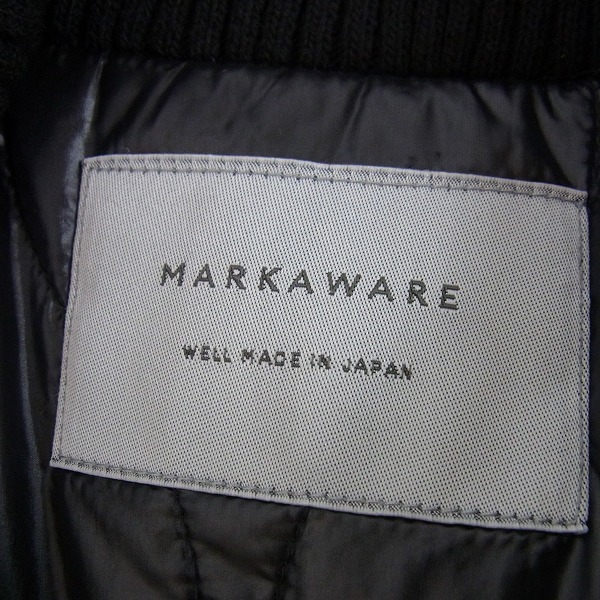 実際に弊社で買取させて頂いたMARKAWARE/マーカウエア 馬革 AWARD JACKET SUPER 120s MELTON アワードジャケット/2の画像 2枚目