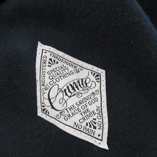 実際に弊社で買取させて頂いたCRIMIE/クライミー 胸ポイント プリント ジップアップ パーカー/フーディー Lの画像 6枚目