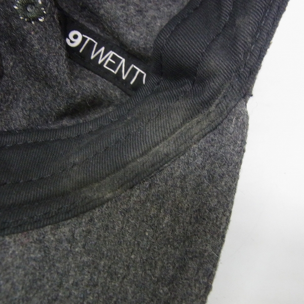 実際に弊社で買取させて頂いたGOODENOUGH×NEW ERA グッドイナフ×ニューエラ GEロゴ ウール キャップ グレーの画像 7枚目