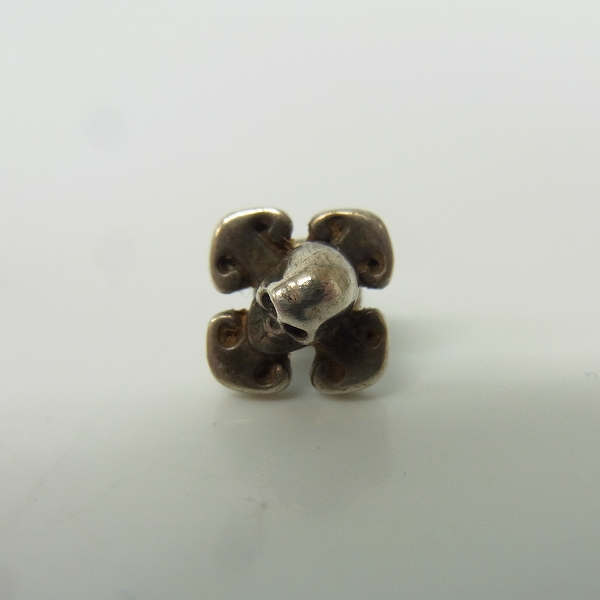 実際に弊社で買取させて頂いたSTANLEYGUESS/スタンリーゲス スカル/クロス モチーフ ピアスの画像 1枚目