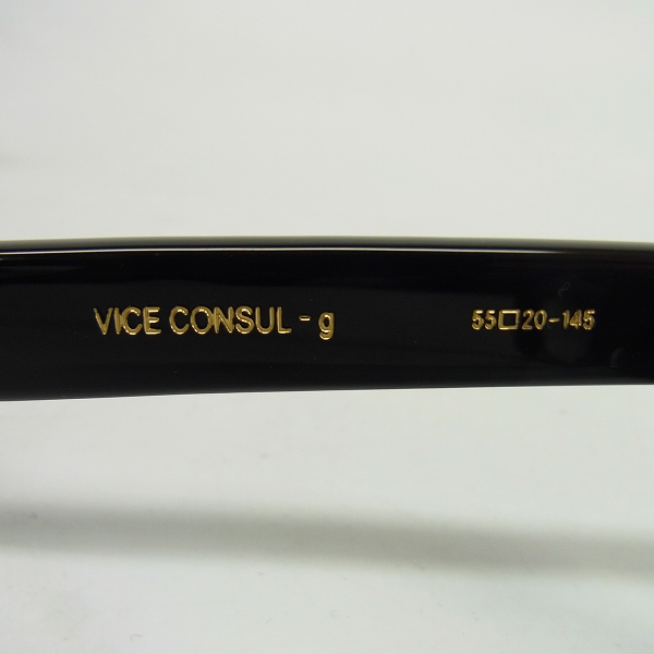 実際に弊社で買取させて頂いたOLIVER GOLDSMITH/オリバーゴールドスミス CONSUL-g Nero 眼鏡/メガネフレーム の画像 4枚目