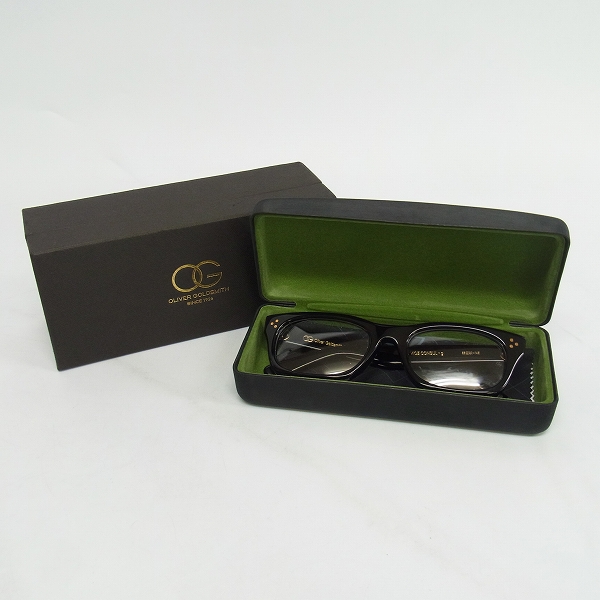 実際に弊社で買取させて頂いたOLIVER GOLDSMITH/オリバーゴールドスミス CONSUL-g Nero 眼鏡/メガネフレーム の画像 7枚目