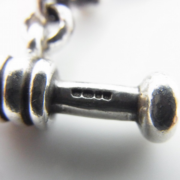 実際に弊社で買取させて頂いたCRAZY PIG/クレイジーピッグ スカルリンク ブレスレット/11リンクの画像 4枚目