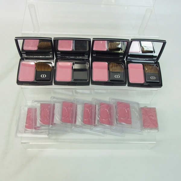 実際に弊社で買取させて頂いたChristian Dior/クリスチャン・ディオール ブラッシュチークカラー/パレット等 テスター/10↑点セット