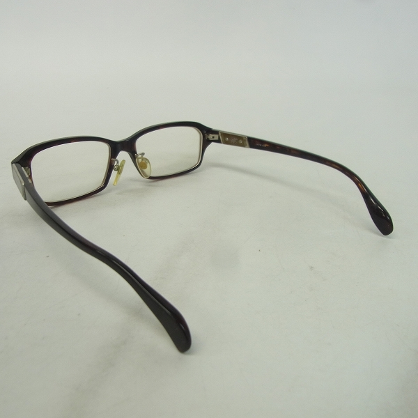 実際に弊社で買取させて頂いたHUNTING WORLD/ハンティングワールド スクエアメガネフレーム べっ甲柄 HTW-006/145の画像 1枚目