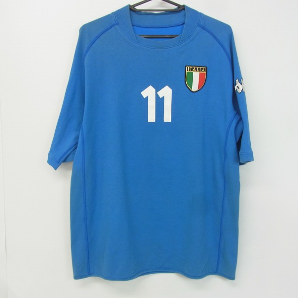実際に弊社で買取させて頂いたKappa/カッパ 00/01 イタリア代表 デルピエロ #11 ホーム 半袖ユニフォーム/O