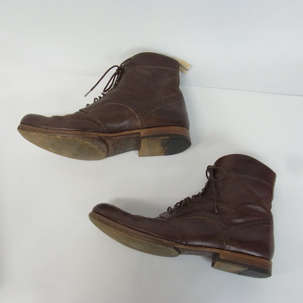 実際に弊社で買取させて頂いたEDIFICE/エディフィス RINGHIO レザーブーツ 1152/40の画像 3枚目