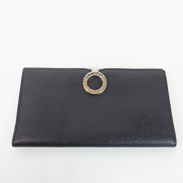 実際に弊社で買取させて頂いたBVLGARI/ブルガリ ロゴクリップ付きロングウォレット/長財布 グレインレザー