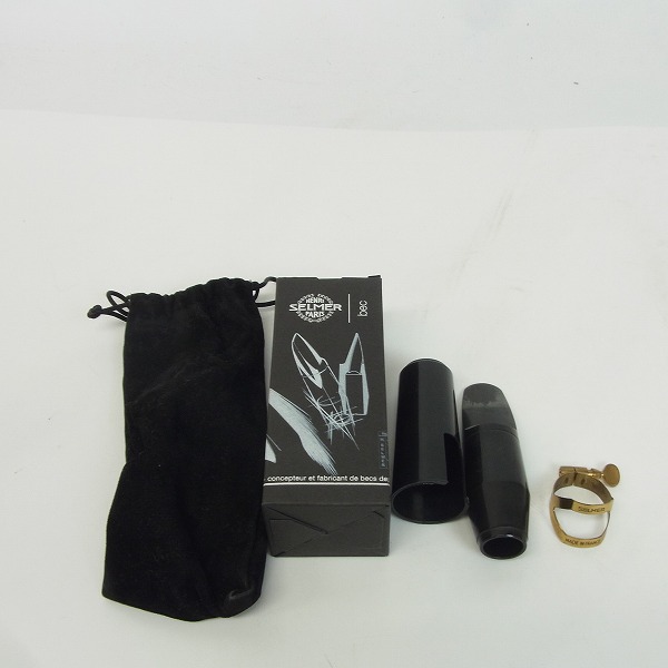 実際に弊社で買取させて頂いたSELMER/セルマー ALTO S90 180 アルトサックス用マウスピース BEC NU プラキャップ/リガチャー付きの画像 5枚目