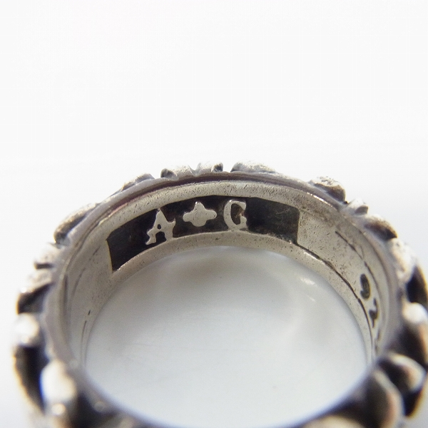 実際に弊社で買取させて頂いたA＆G/エーアンドジー フレアバンドリング 17号の画像 4枚目