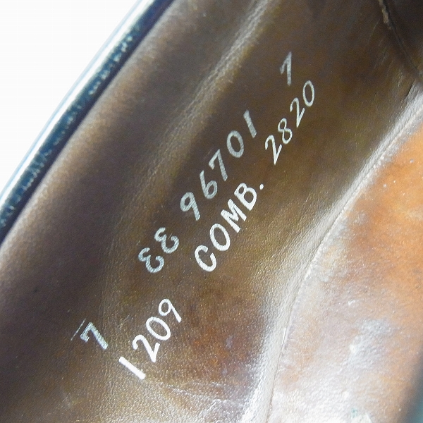 実際に弊社で買取させて頂いたAllen Edmonds/アレンエドモンズ パンチド タッセルローファー 7EEの画像 5枚目