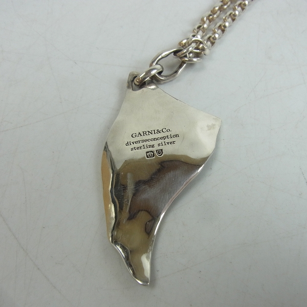 実際に弊社で買取させて頂いたGARNI/ガルニ Diverse Conception シルバープレートネックレス の画像 2枚目