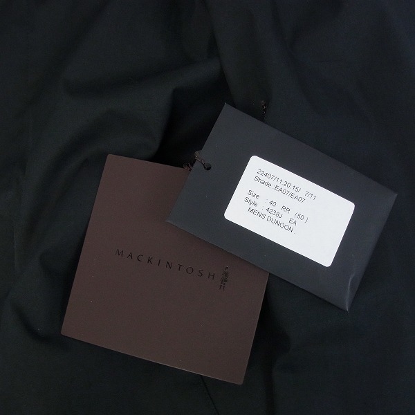 実際に弊社で買取させて頂いたMACKINTOSH/マッキントッシュ DUNOON/ダヌーン ステンカラーコート/40の画像 5枚目