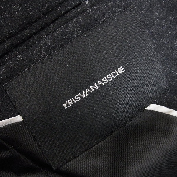 実際に弊社で買取させて頂いたKRISVANASSCHE/クリスヴァンアッシュ パイピング テーラードジャケット/46の画像 2枚目