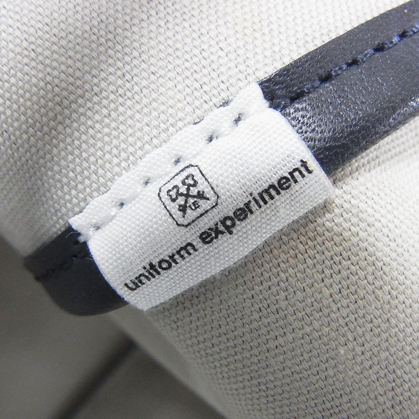 実際に弊社で買取させて頂いたuniform experiment/ユニフォームエクスペリメント UEロゴ/チェーンプリント トートバッグの画像 4枚目