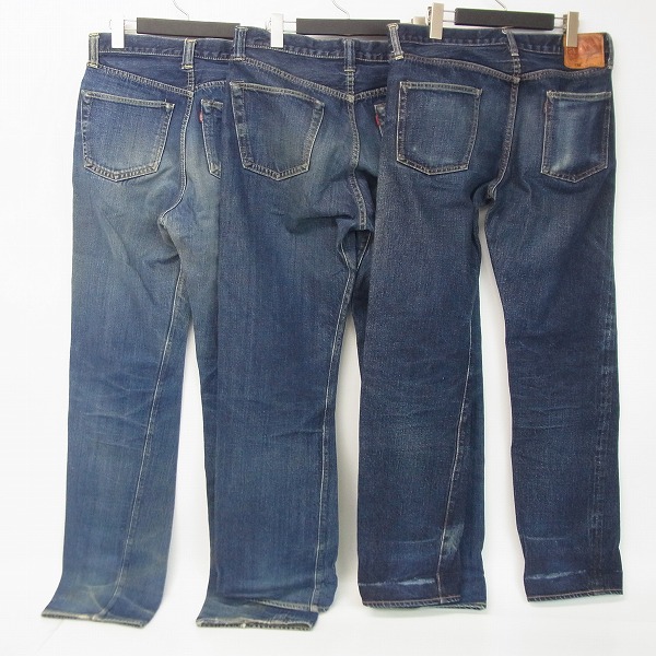 実際に弊社で買取させて頂いたDENIMU/ドゥニーム LOT138/180/123 デニムパンツ W33/32/29 日本製 3点セットの画像 1枚目
