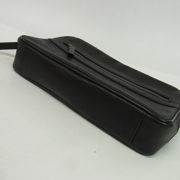 実際に弊社で買取させて頂いたdunhill/ダンヒル ウィンザー セカンドバッグ ブラック PVC/レザー クラッチバッグの画像 2枚目