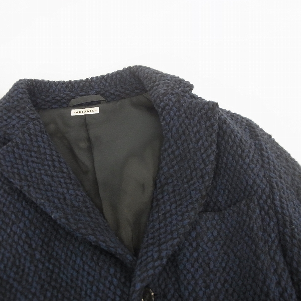 実際に弊社で買取させて頂いたBLUE BLUE/ブルーブルー/ARIGATO 日本製 ウールテーラードジャケット 2の画像 4枚目