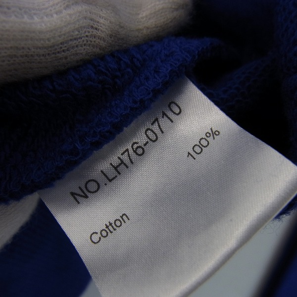 実際に弊社で買取させて頂いたLITHIUM HOMME/リチウムオム コットンジップアップパーカー 48の画像 3枚目